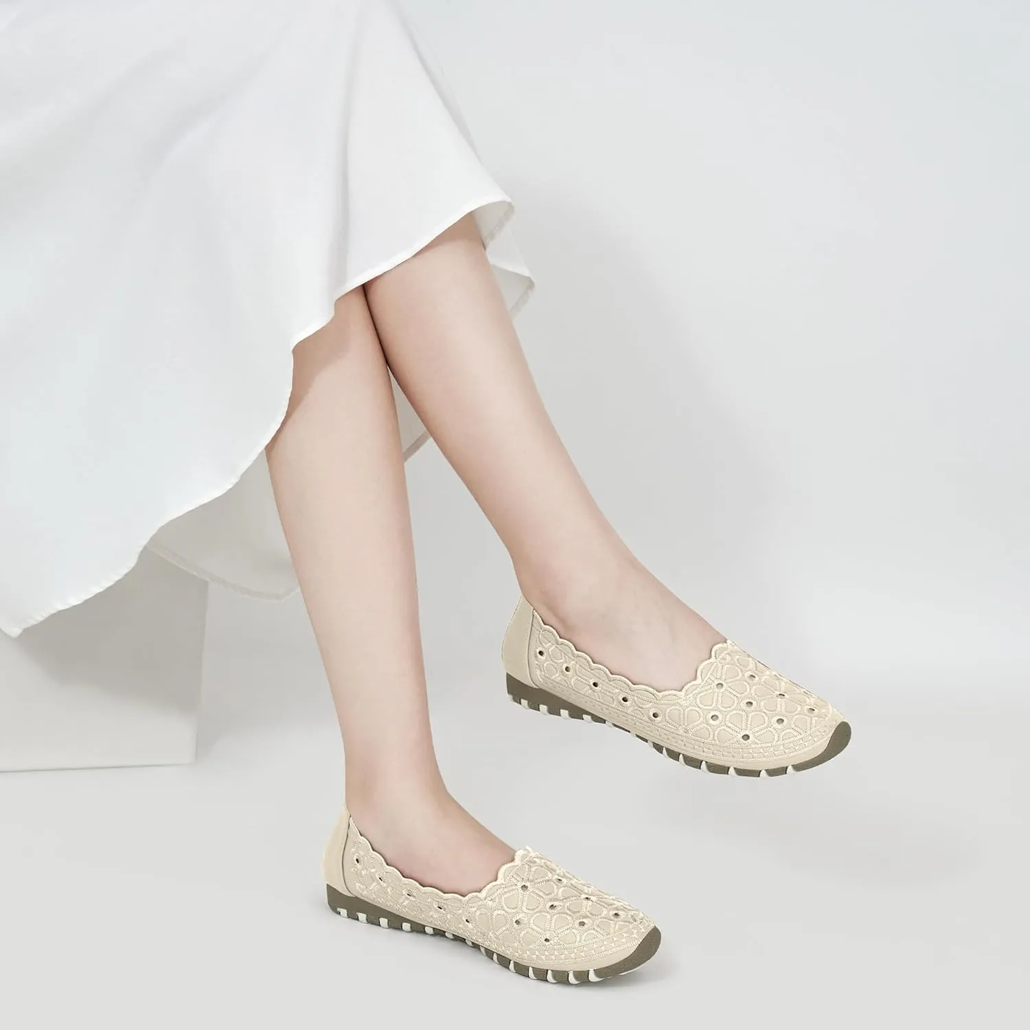 Flats for Women Dressy Comfortable: Closed Toe Dress Ballet Flats Slip on Round Toe Comfort Womens Shoes Work