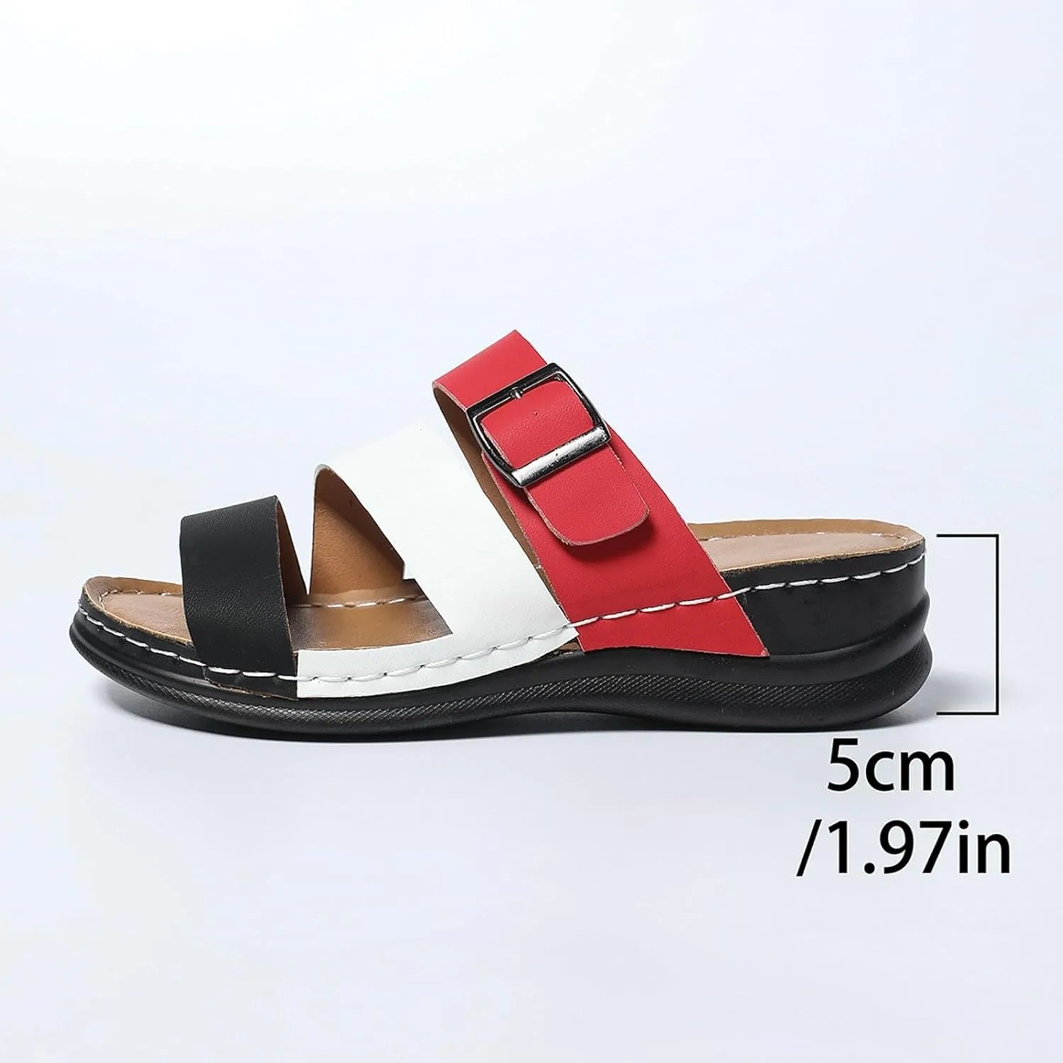 Flip Flops For Ladies Summer Wedges Shoes Women Slippers Bohemian Sandals Fashion Shoes Womens for Back Support