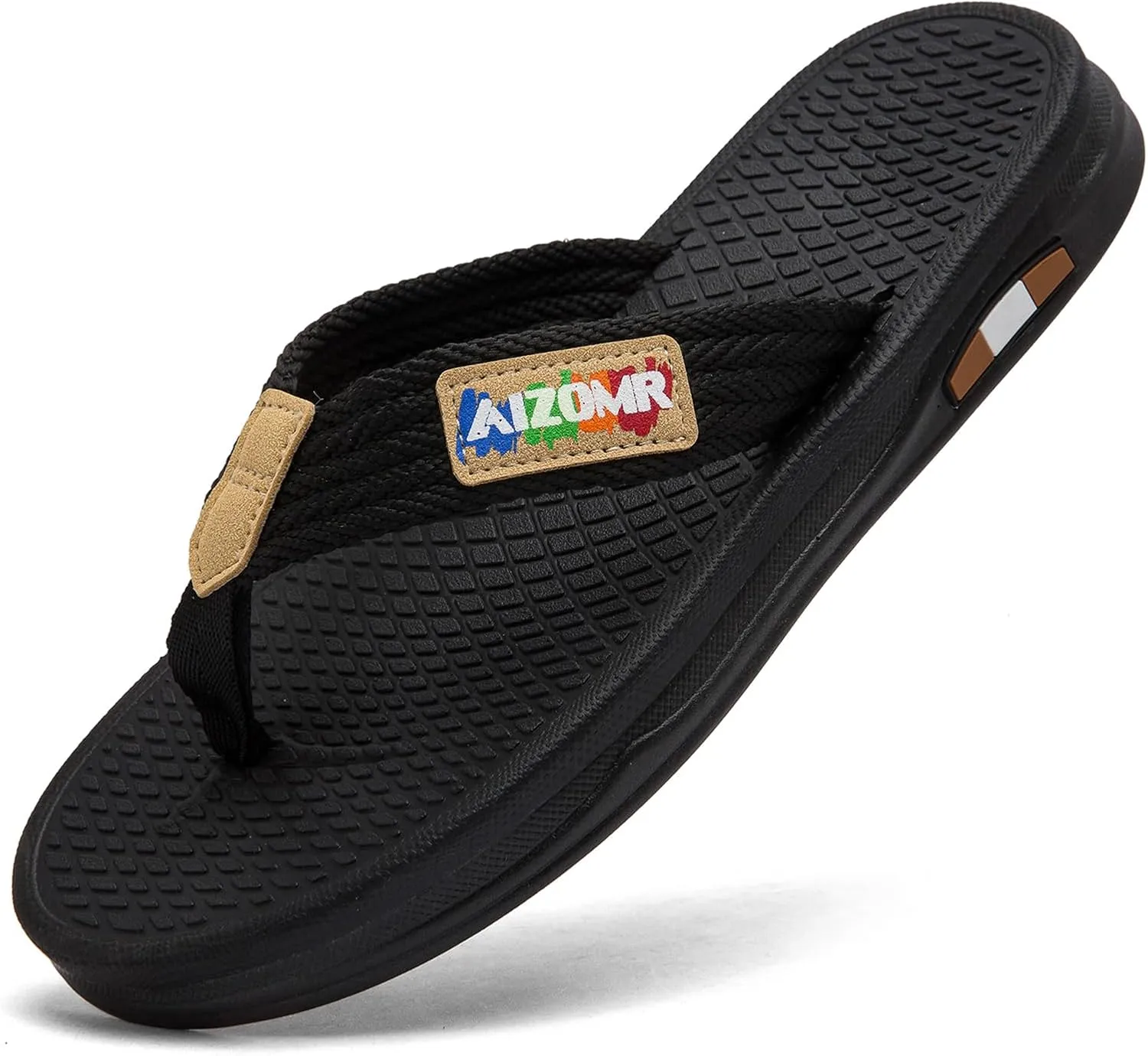 Flip Flops for Men Comfortable Open Toe Summer Beach Thong Sandals Indoor and Outdoor Cushion Slip on Water Resistant Slippers