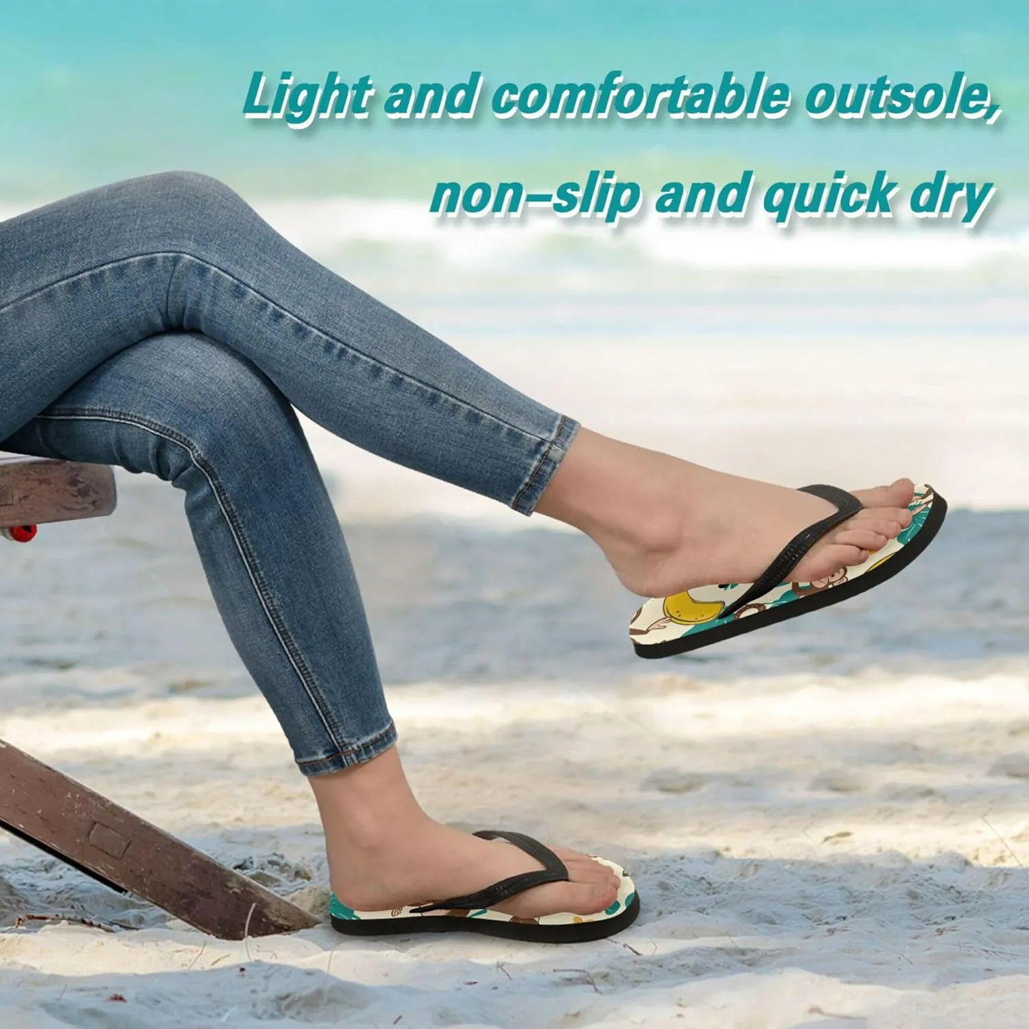 Flip Flops for Men Women Casual Summer Sandals Bathroom Shower Shoes