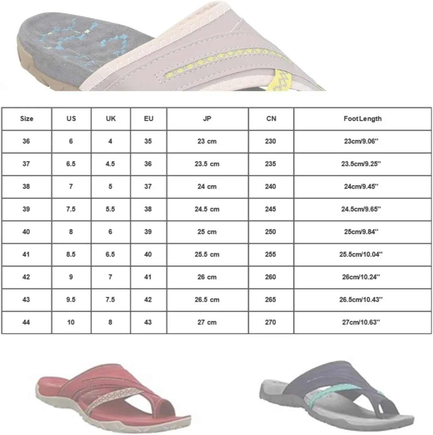 Flip Flops with Arch Support for Women Comfortable Orthopedic Sandals Summer Casual Walking Slippers for Plantar Fasciitis