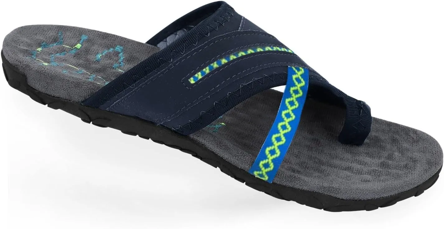 Flip Flops with Arch Support for Women Comfortable Orthopedic Sandals Summer Casual Walking Slippers for Plantar Fasciitis