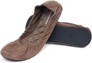 FUNKYMONKEY Women's Ballet Flats Soft Round Toe Comfortable Shoes