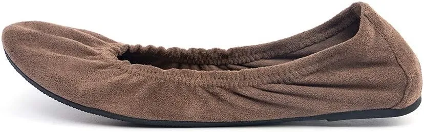 FUNKYMONKEY Women's Ballet Flats Soft Round Toe Comfortable Shoes