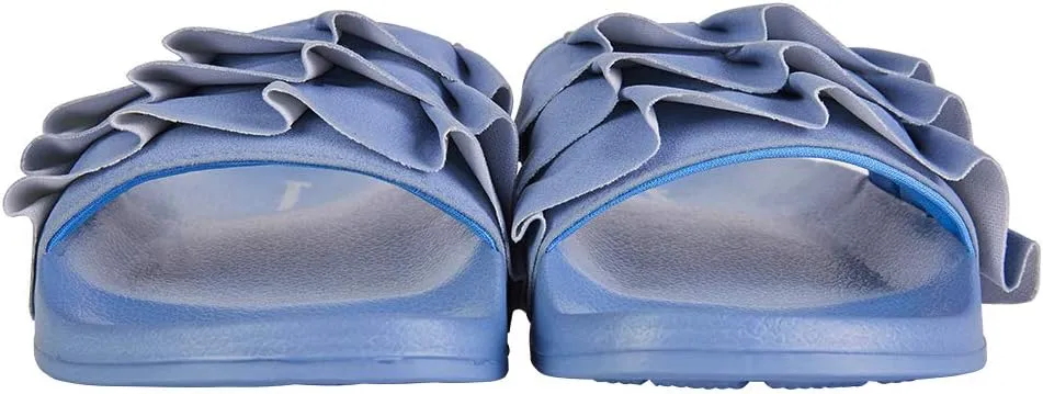 FUNKYMONKEY Women's Slides Sandals Bowknot Beach Casual Comfort Slippers