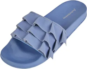FUNKYMONKEY Women's Slides Sandals Bowknot Beach Casual Comfort Slippers