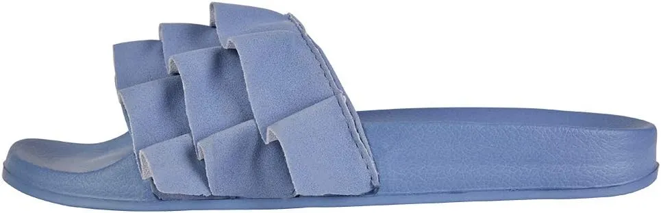 FUNKYMONKEY Women's Slides Sandals Bowknot Beach Casual Comfort Slippers