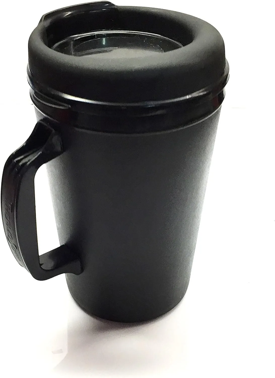 GAMA Electronics Thermoserv 20oz Insulated Travel Mug Classic Gas Station Design (Black)