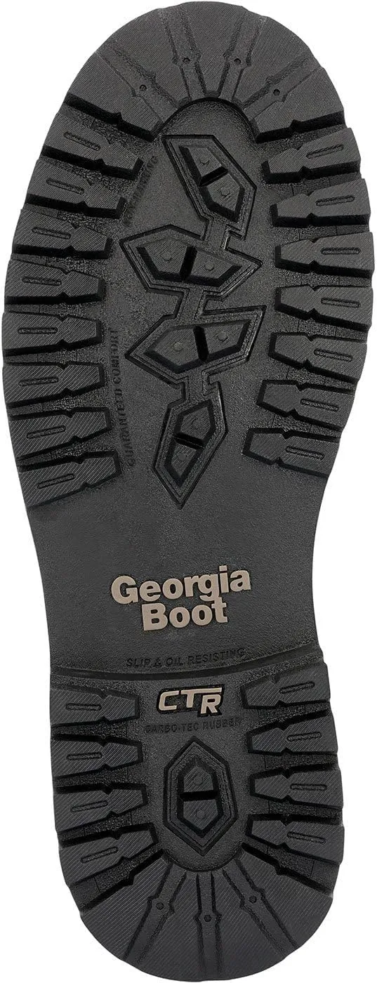 Georgia Boot Mens Core 37 8 Inch Waterproof Steel Toe Work/Duty - Brown