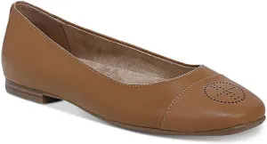Giani Bernini Womens Aerinn Leather Ballet Flats