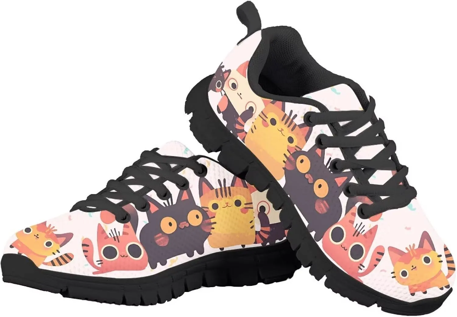 GOSTONG Girls Running Sneakers for School Breathable Mesh Outdoor Sports Sneaker Non Slip Walking Shoes Little Kids 11-13 Big Kid 1-5 White Sole