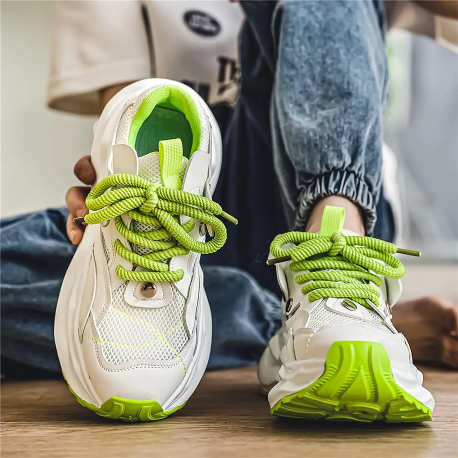 GSIGUL Men's Running Shoes Tennis Walking Shoes Athletic Gym Casual Shoes Fashion Sneakers for Men