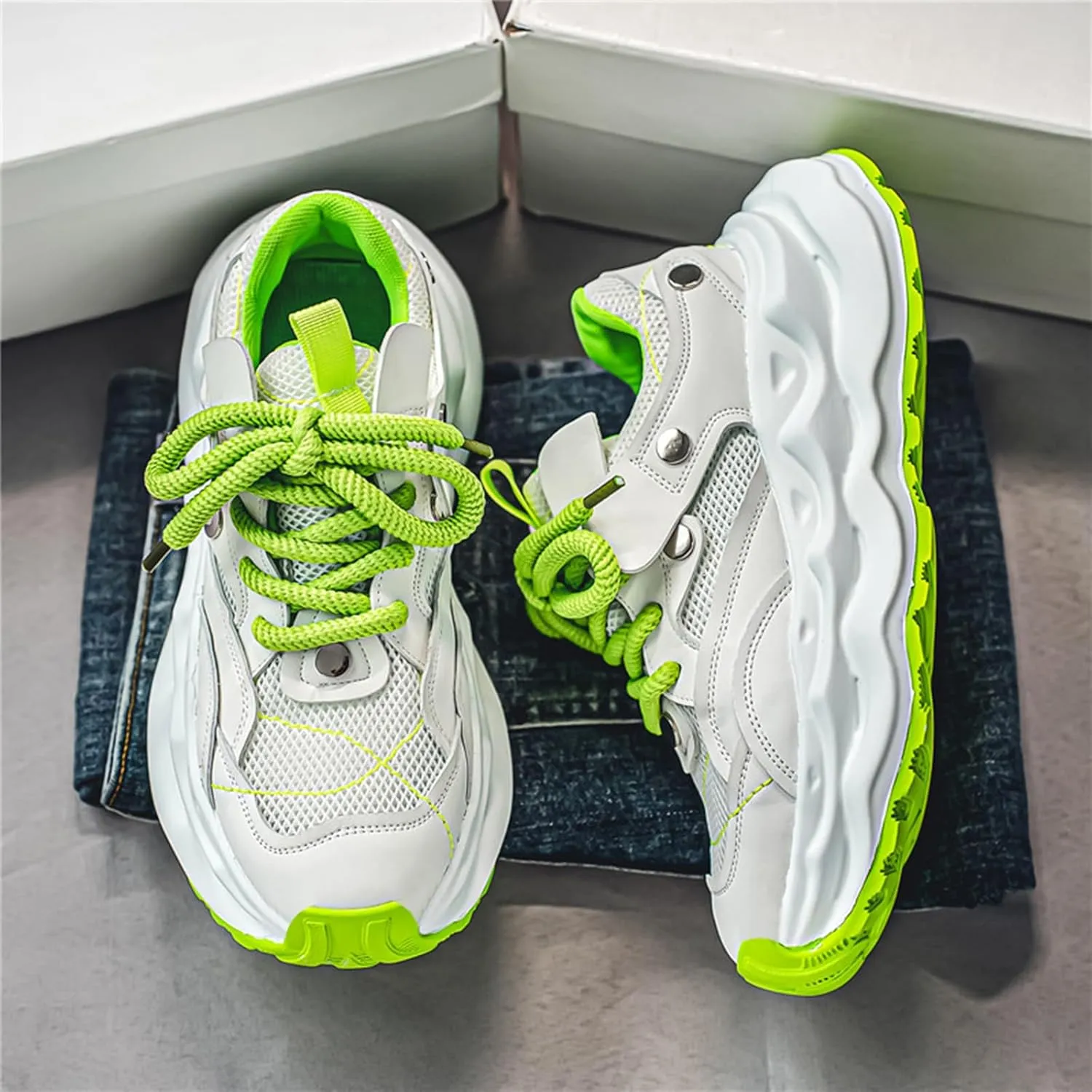 GSIGUL Men's Running Shoes Tennis Walking Shoes Athletic Gym Casual Shoes Fashion Sneakers for Men