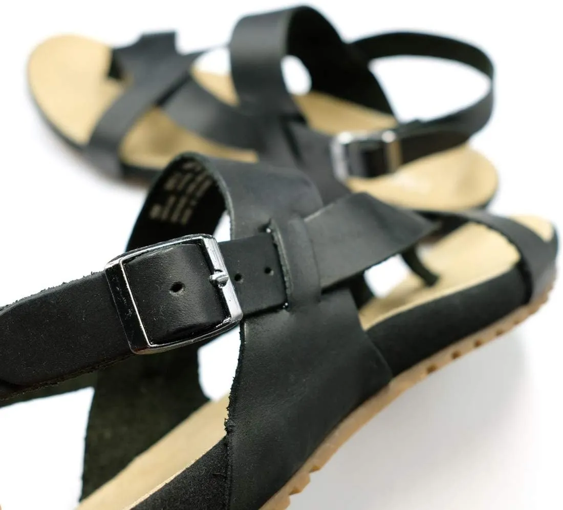 Harssidanzar Genuine Leather Sandals Mens for Outdoor Sandals Mens Adjustable Strap Sandals Leather Sandals Men GM202