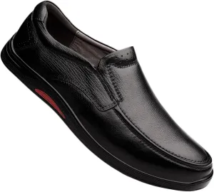 Hiking Shoes Men’s Leather Shoes Loafers Leather Causal Work Shoes Comfortable Walking Shoes