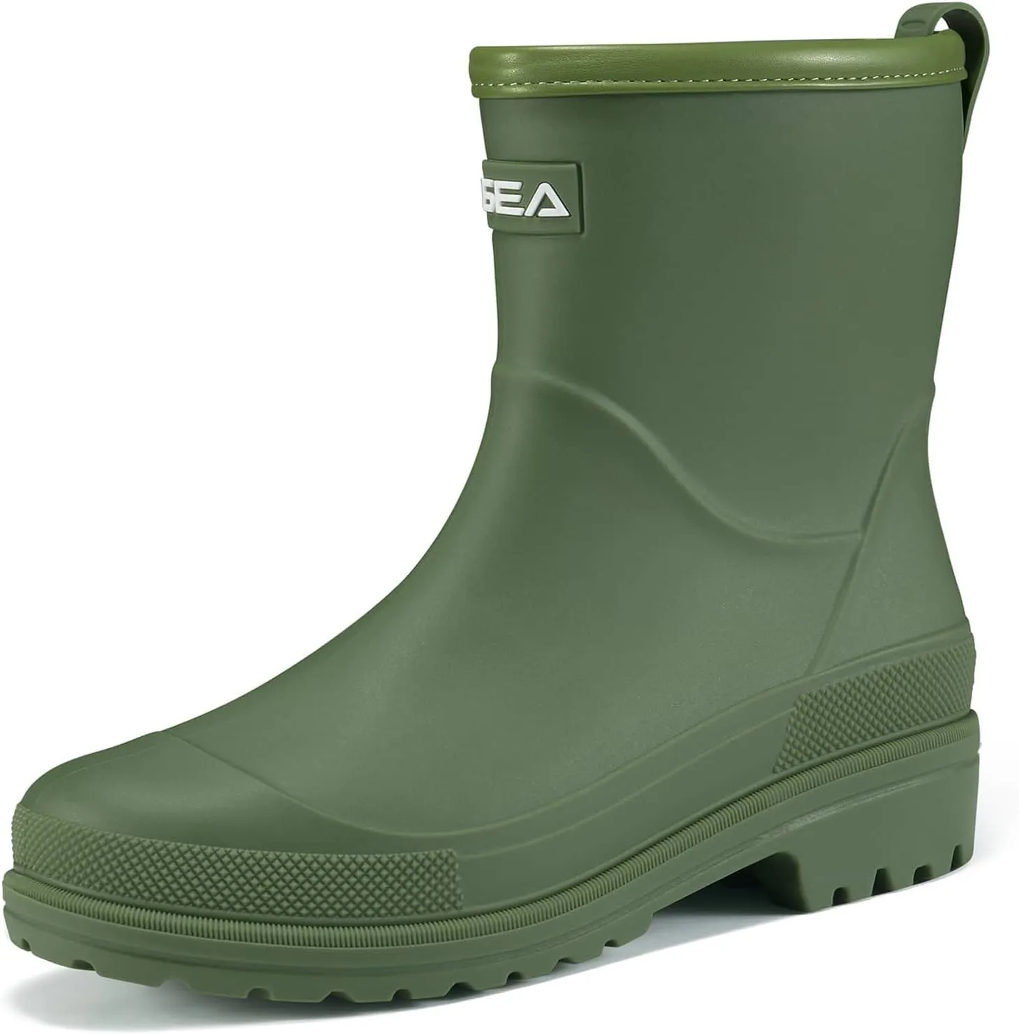 HISEA Women's Rubber Rain Boots Waterproof Short Chelsea Boots for Garden Outdoor
