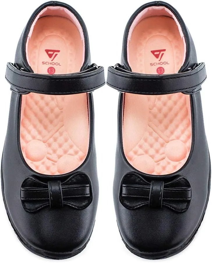 JABASIC Girls School Shoes Kids Dress Mary Jane Flats