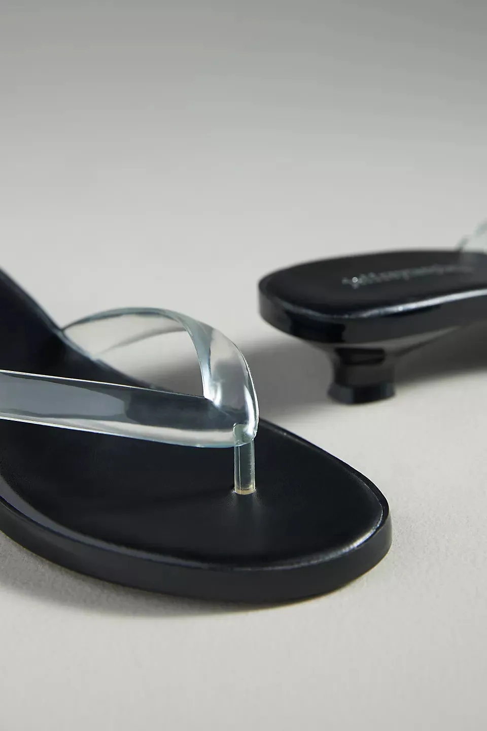 JEFFREY CAMPBELL LOLLIPOP CLEAR BLACK