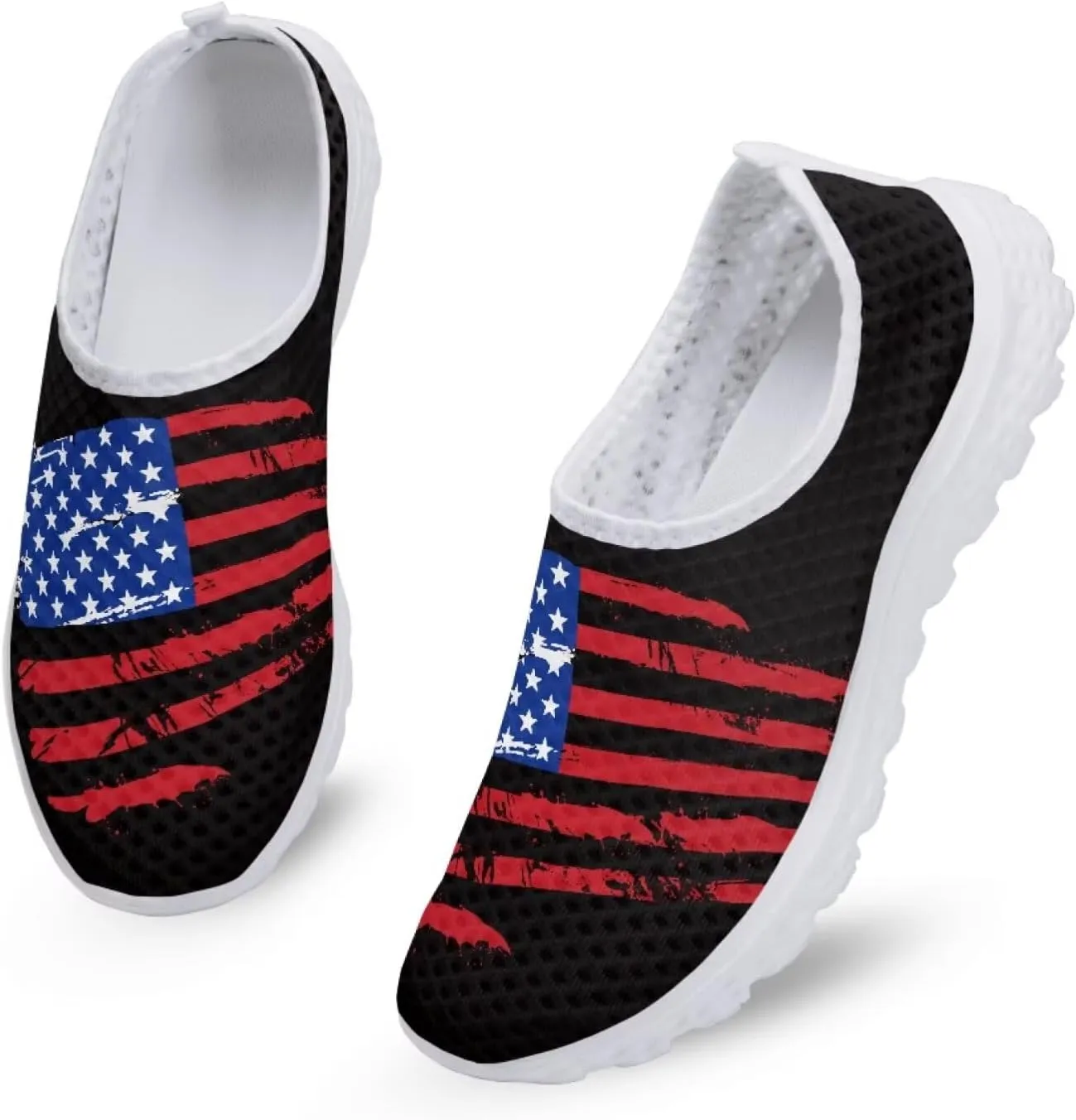 Jeiento Christmas Athletic Running Shoes for Women - Fashion Tennis Walking Sneakers