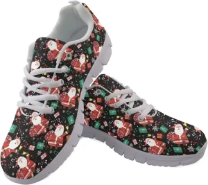 Jeiento Christmas Sneakers for Women,Womens Christmas Shoes Tennis Shoes,Holiday Shoes for Women