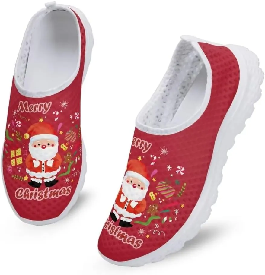 Jeiento Halloween Shoes for Women Men Halloween Party Walking Running Sneaker Shoes Slip-On Breathable Mesh Workout Fashion Shoes
