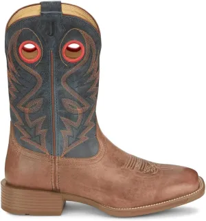 Justin Pickett 11" Western Men's Boots - Durable Leather Cowboy Footwear, Classic Style for Rodeo & Ranch, Comfortable Fit