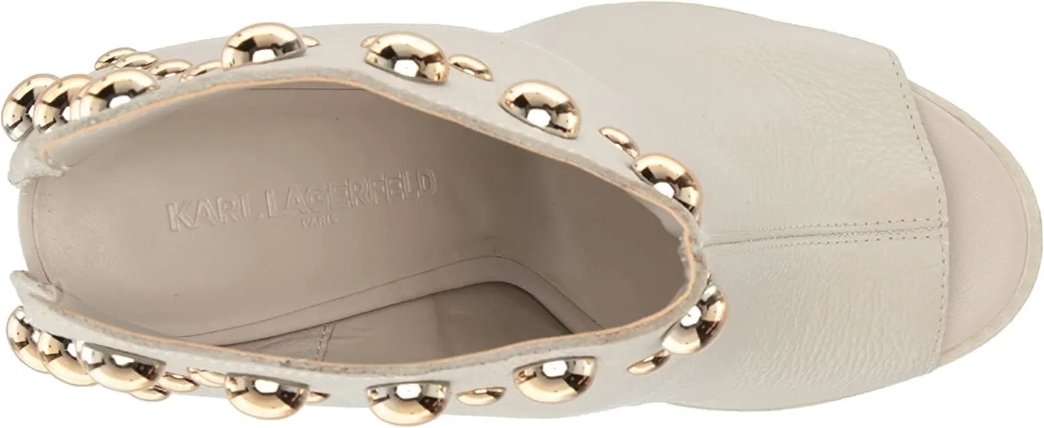 KARL LAGERFELD Women's Bonnie Peep Toe Bootie