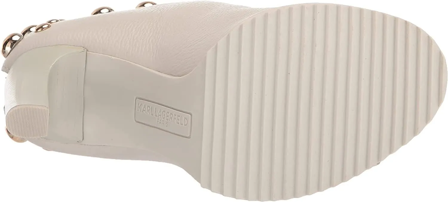 KARL LAGERFELD Women's Bonnie Peep Toe Bootie