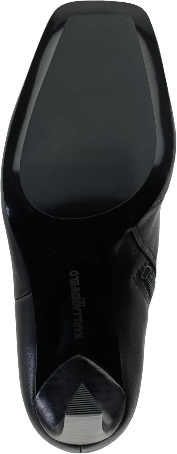 KARL LAGERFELD womens Vica Heeled Bootie