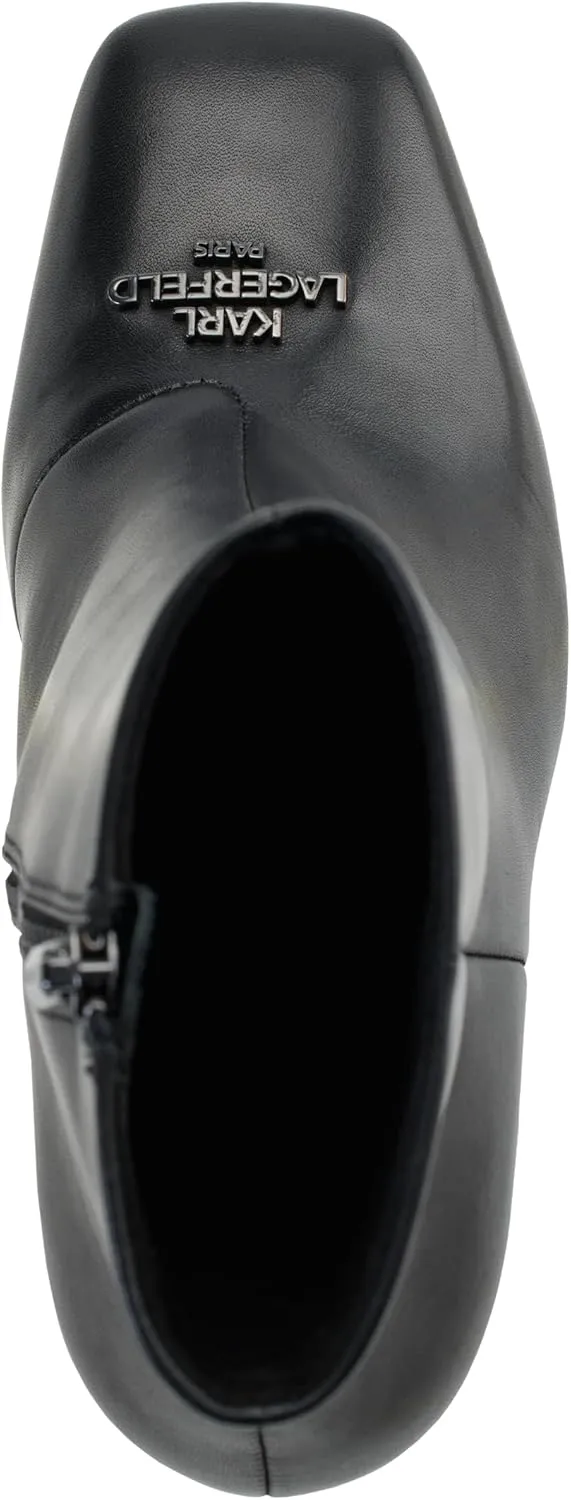 KARL LAGERFELD womens Vica Heeled Bootie