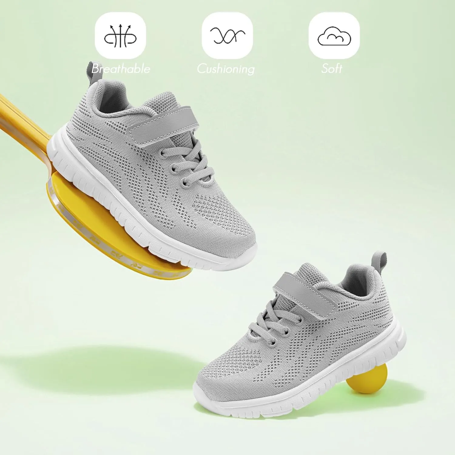 Kids Shoes Boys Girls Breathable Lightweight Sneakers Athletic Tennis Shoes for Little Kid/Big Kid