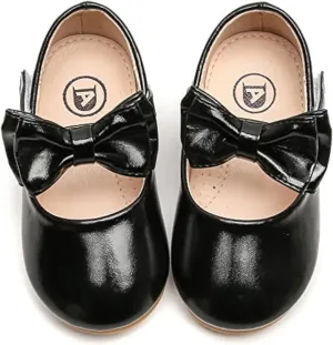 kkdom Girl's Mary Jane Dress Shoes Ballerina Flats School Party Wedding Shoes for Toddler/Little Kid/Big Kid