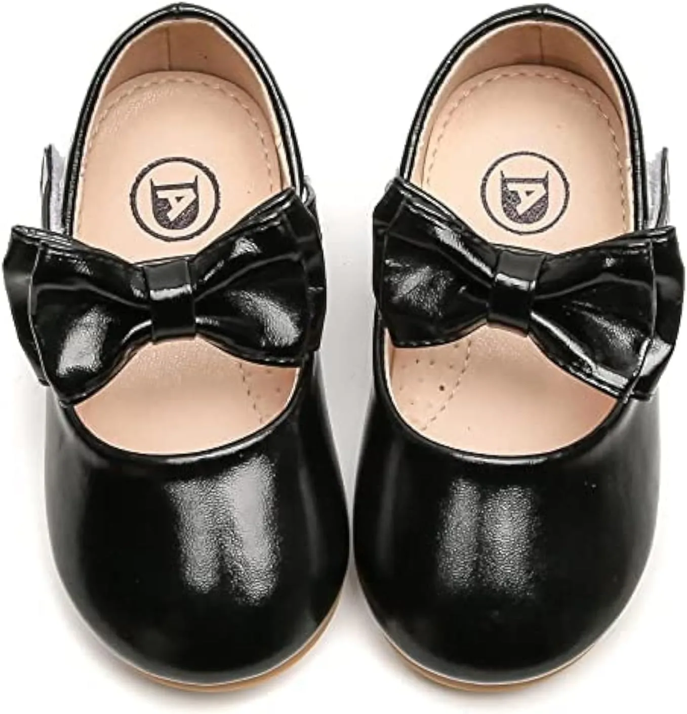 kkdom Girl's Mary Jane Dress Shoes Ballerina Flats School Party Wedding Shoes for Toddler/Little Kid/Big Kid