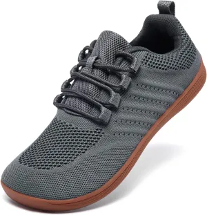 Limberun Barefoot Shoes: Women's Wide Toe Box Minimalist Zero Drop Walking Flats - Black