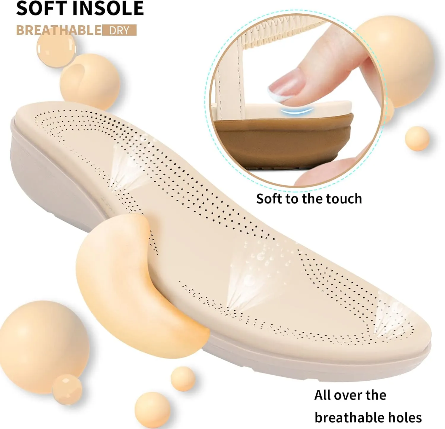 Littleplum Womens Sandals Comfort Arch Support Sandals Summer Walking Shoes Casual Ankle Elastic Flip Flops Shoes