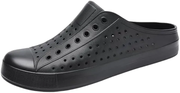 Male Women's Clog Garden Shoes Mesh Slippers Sandals Lightweight Sliding Outdoor Walking Slippers Men and Women Summer Summer Beach Shoes