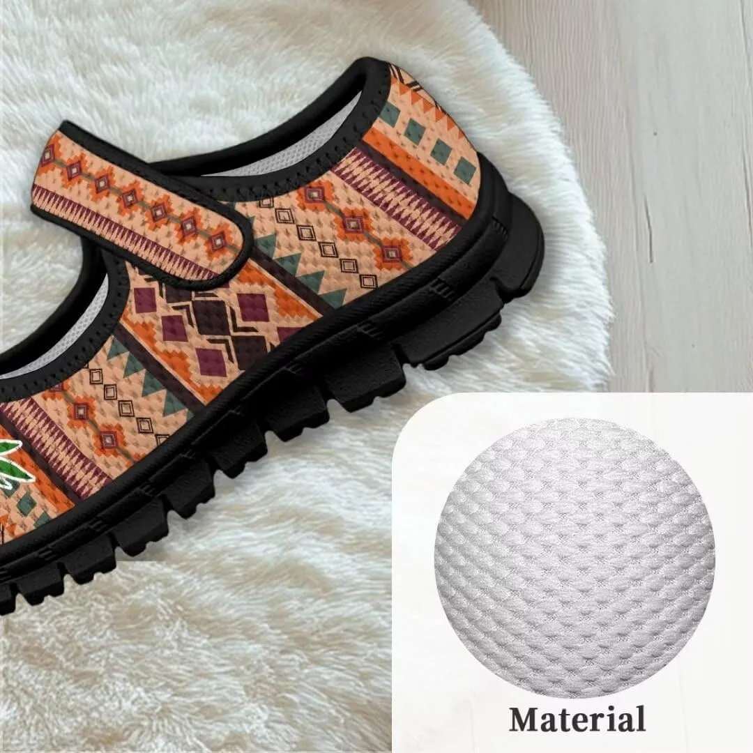 Mary Jane Shoes for Girls Casual School Flats Shoes Toddler Anti-Skid Magic Sticker Sneaker