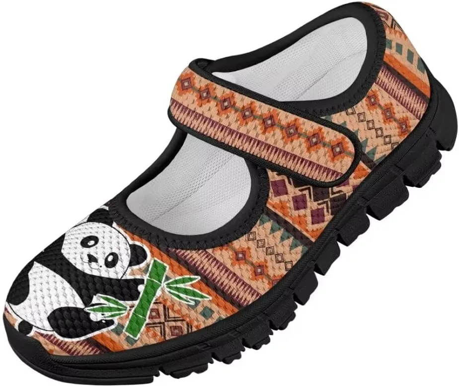 Mary Jane Shoes for Girls Casual School Flats Shoes Toddler Anti-Skid Magic Sticker Sneaker