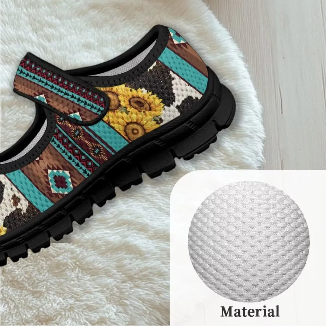 Mary Jane Shoes for Girls Casual School Flats Shoes Toddler Anti-Skid Magic Sticker Sneaker