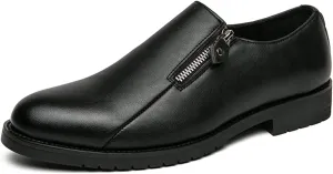 Men Two Tone Colors Penny Loafer Slip On Pull on Dress Shoes Casual Boat Shoes