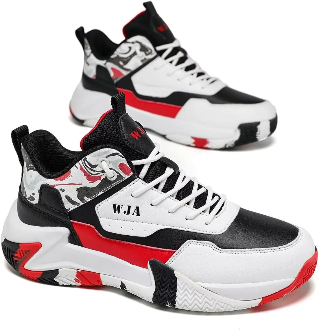Men's Basketball Shoes Lightweight and Breathable Running Shoes Anti-Slip Outdoor Sports Shoes