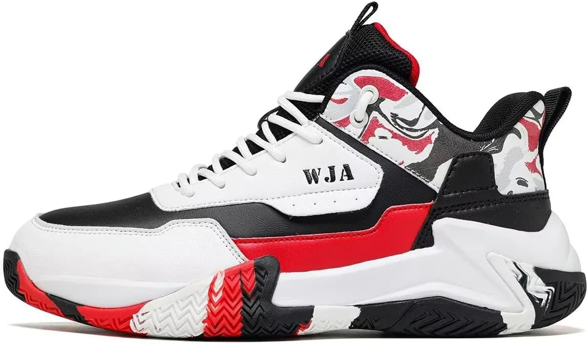Men's Basketball Shoes Lightweight and Breathable Running Shoes Anti-Slip Outdoor Sports Shoes