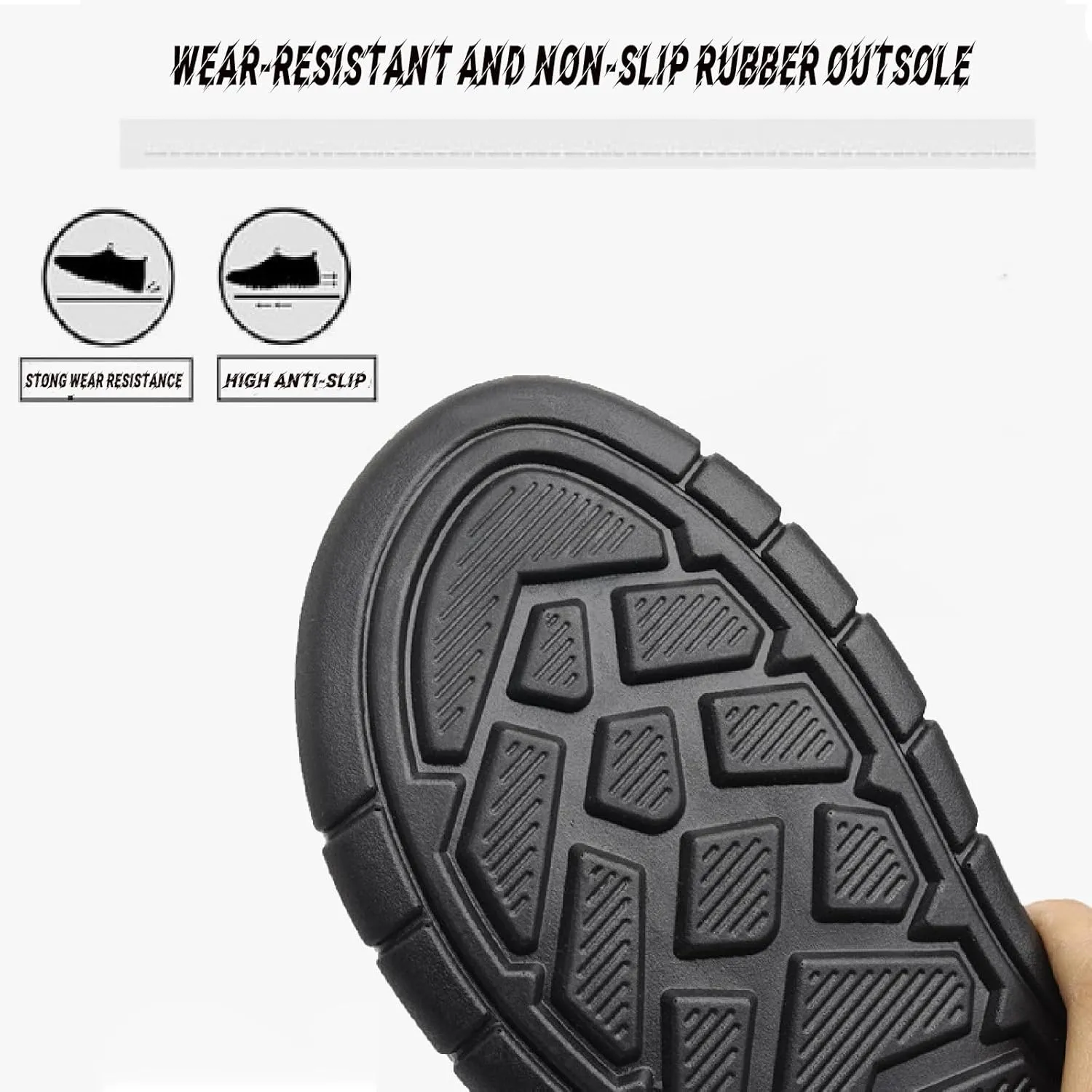 Men'S Casual Two Uses Flat Slide Sandal Summer Comfor Open Toe Slip-On Ankle Straps Soft Bottom Beach Sandals Indoor and Outdoor Non-Slip Water Stream-Treakking Shoes