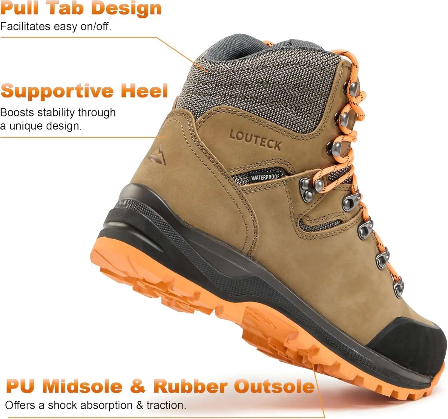 Men's Hiking Boots – Durable and Comfortable Men's Climbing Boots for Rugged Outdoor Adventures, Perfect for Hiking, and Climbing