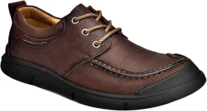 Mens Leather Shoes Loafers Causal Comfortable Walking Shoes Autumn Spring Hiking Shoes