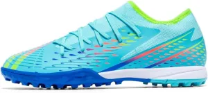 Men's Soccer Shoes Cleats Professional Low-Top Non-Slip Spikes Lace-Up Breathable Athletic Football Boots for Outdoor Indoor TF/AG/FG