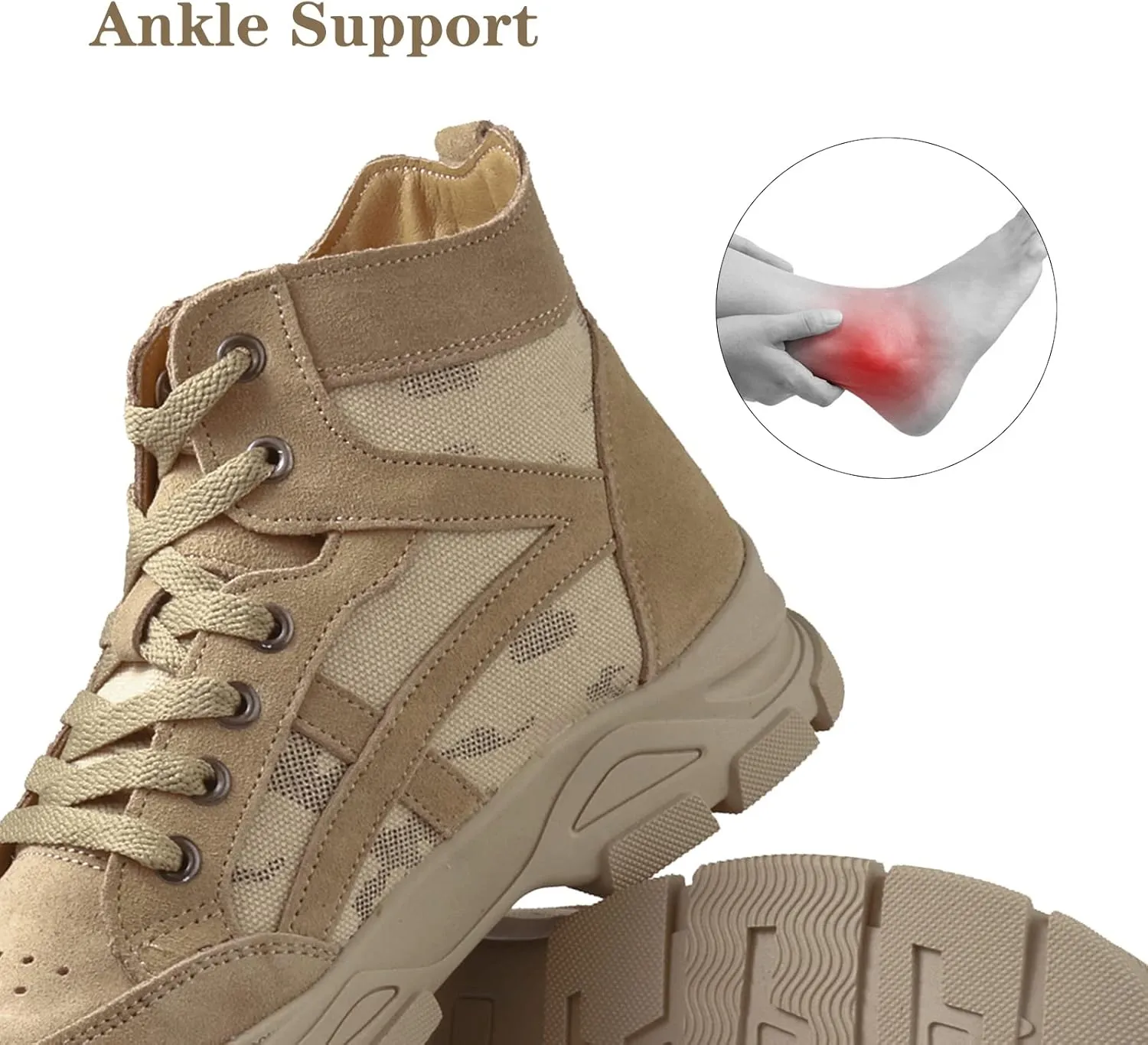 Military Boots for Men Tactical Boots Combat Boots Comfortable Work Boots Desert Boots Patrol Boots Security Boots Hiking Boots Police Boots Camping Boots