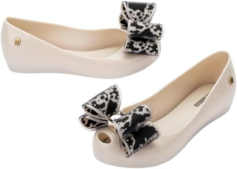 mini melissa Ultragirl Classic Bow Ballet Flats for Kids