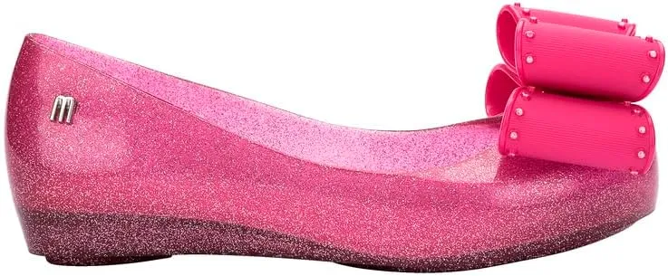 mini melissa Ultragirl Classic Bow Ballet Flats for Kids