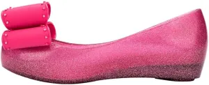 mini melissa Ultragirl Classic Bow Ballet Flats for Kids